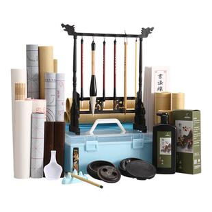 毛笔书法专用初学者入门套装初学文房四宝笔墨纸砚全套专业款学生儿童写练毛笔字成人小学生练习练字墨汁工具