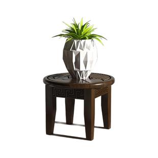 花台新中式盆栽落地托架摆件客厅小花架家用客厅小矮凳楠竹置物架