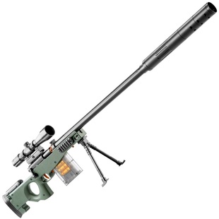 玩具枪男孩子儿童仿真awm抛壳9软弹抢98k高精8狙击10手枪6岁7以上