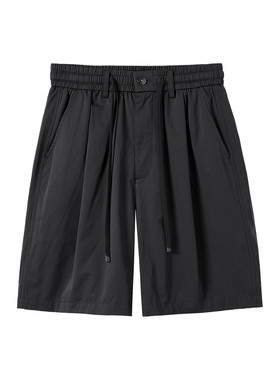 NYHSUGOO/南乙T800高弹纱草莓点面料松紧可调节夏季男士短裤25240