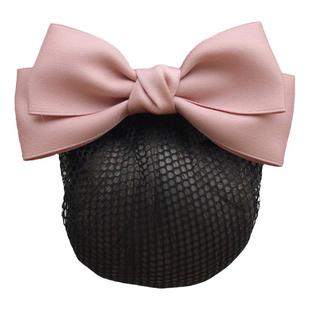 头花女职业护士发网套新款高级银行酒店前台盘发网兜服务员蝴蝶结