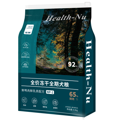 【新品】纽牌夹心酥鲜肉狗粮18斤
