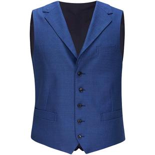 ByCreations柏品 纯美利奴羊毛正装西装马甲男色织商务西服马夹