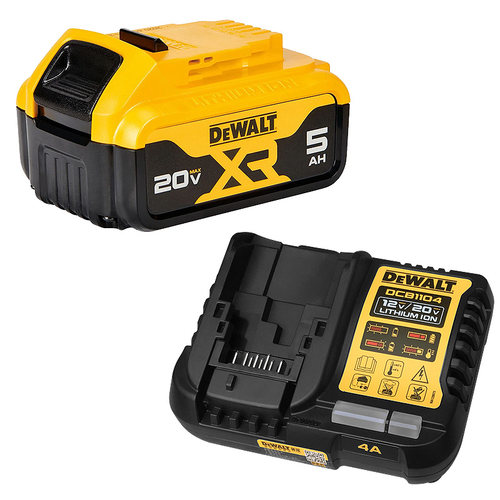 得伟原装锂电池12V/18V/20V/60V快速充电器DCB1104/1102闪充118