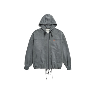 IIIVIVINIKO2026春新款休闲廓形刺绣连帽卫衣外套女M612002364A