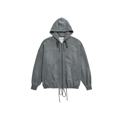 IIIVIVINIKO2026春新款休闲廓形刺绣连帽卫衣外套女M612002364A