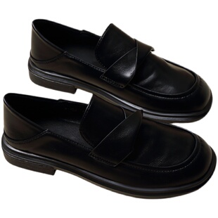 曾小邪小皮鞋女款乐福鞋女2025新款英伦风复古舒适软底百搭单鞋