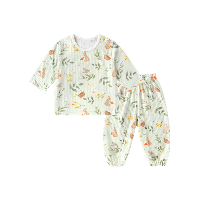 儿童夏季纯棉家居服套装