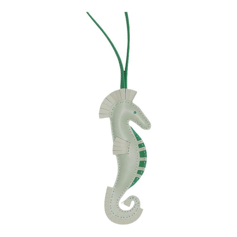 纯手工进口真皮海马挂件挂饰