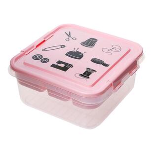 土耳其进口十字绣针线收纳盒缝纫针刺绣小工具分类整理箱双层家用