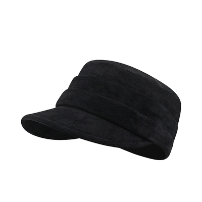 ROUIIEFAO平顶帽褶皱设计百搭