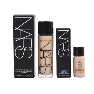 Nars纳斯超方瓶小样!流光美持妆粉底液L2 4ml