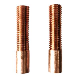 公制紫铜螺纹电极卧式放电牙棒ST镶钢丝牙套电极铜螺丝M2-M36