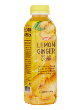 韩国进口OKF芦荟柠檬姜汁500ml