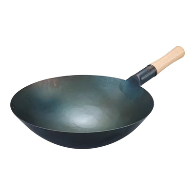 老式熟铁锅厨师专用猛火灶炒锅