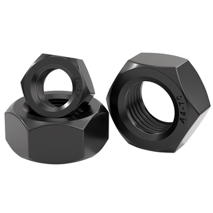 黑色304/316不锈钢六角螺母螺帽镀黑锌螺丝帽螺栓大全M3M4M5M6M10