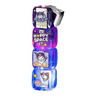 闪灯骰子卡通打火机可爱库洛米kitty猫防风充气创意个性送男女友