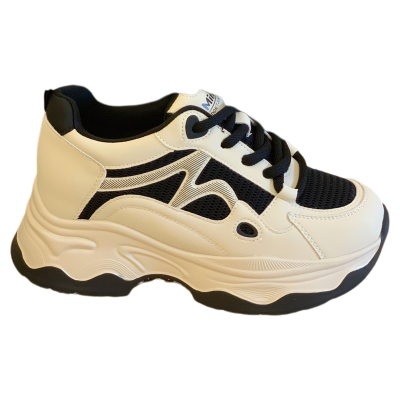 网红爆款内增高真皮老爹鞋女2025秋季轻便百搭小个子显腿长运动鞋