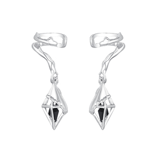 陨石吊坠耳骨夹女无耳洞新款轻奢高级感耳夹耳坠小众气质耳环耳饰