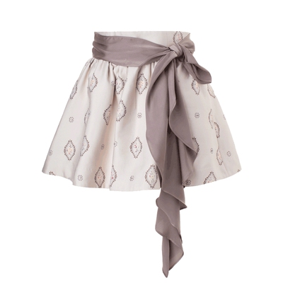 【奥莱】MAXRIENY国风廓形蓬蓬半裙高腰a字裙