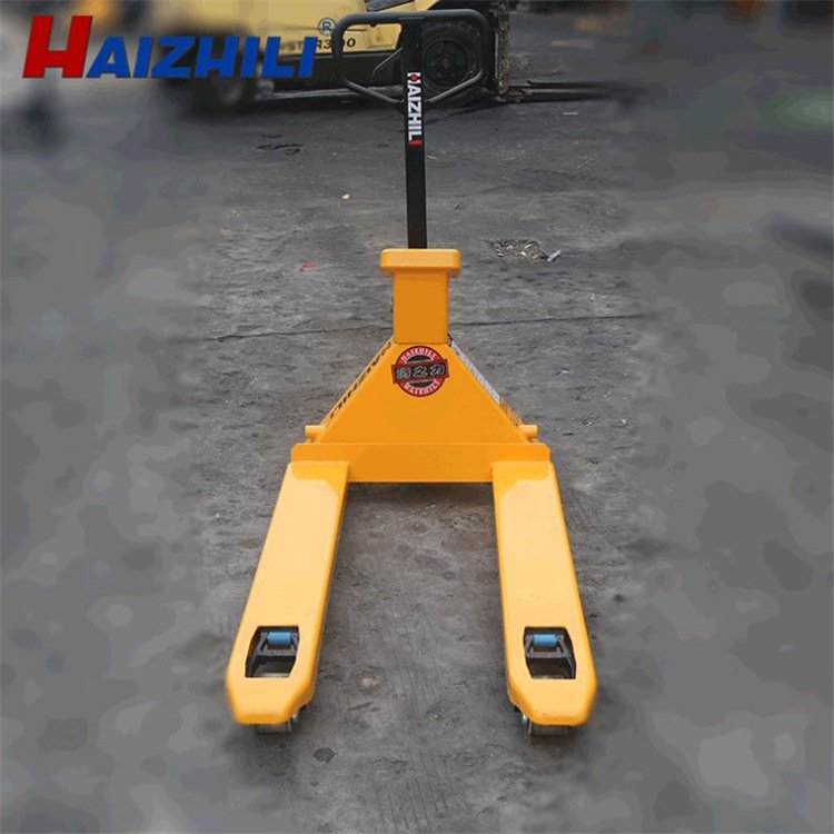 海之力电子秤搬运车2吨3T计重手动叉车带称重液压升降地拖托盘车