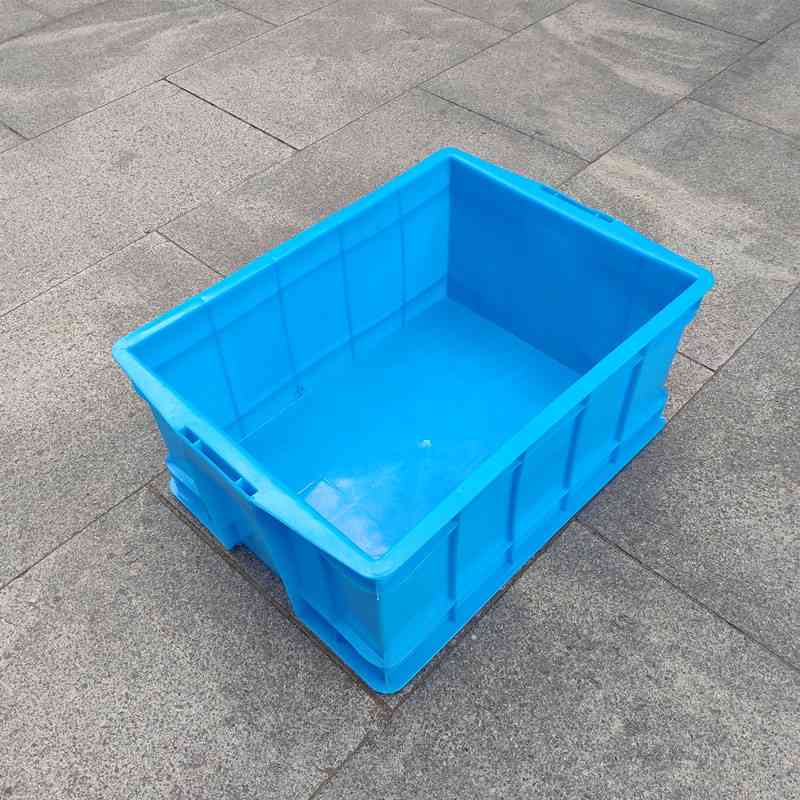 塑料周转箱加厚带盖长方形五金工具中转箱元器件收纳盒工业物流箱