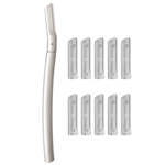 喜丽铭微距护网不锈钢修眉刀安全型刮胡刀女初学者修眉工具换刀片