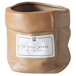 发财树花盆大号仙人掌专用花盆家用盆栽桌面多肉花盆陶瓷陶土花盆