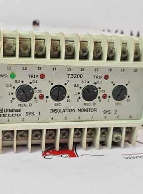 SELCO T3200-00 INSULATION MONITOR (FAST SHIP BY DHL/FEDEX)