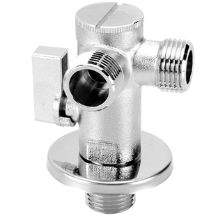 4分6分黄铜角阀带过滤网智能马桶专用进水阀热水器阀门大流量加厚