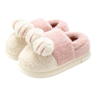 【烈儿超值年货节】棉拖鞋女冬季可爱外穿2026新款猫爪加绒棉鞋男