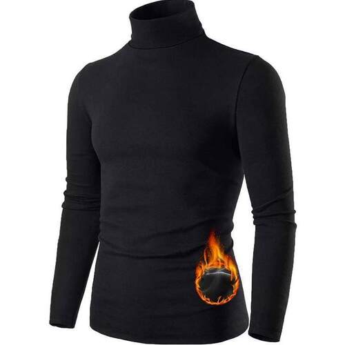 X 50401 Men's Slim Fit Turtleneck Tee 男士高领T恤 欧美跨境外