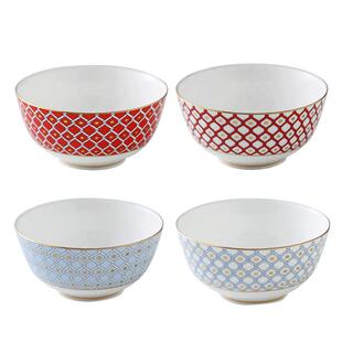 俄皇LOMONOSOV骨瓷米饭碗STAR轻奢饭碗面碗家用餐具汤碗单个瓷碗