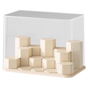 盲盒展示架收纳透明防尘手办置物架玩具积木展示柜泡泡玛特展示盒