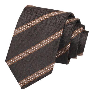 经典箭头条纹色织纹理高级感领带