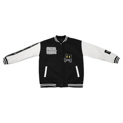 铭酒学园拼接休闲棒球服夹克外套