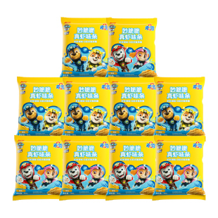 未零汪汪队立大功妙脆脆真虾条儿童零食满59元送婴儿幼儿宝宝湿巾