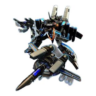 KitzConcept太空堡垒VF1S黑蓝变形战机太空包套装成品2.5版现货