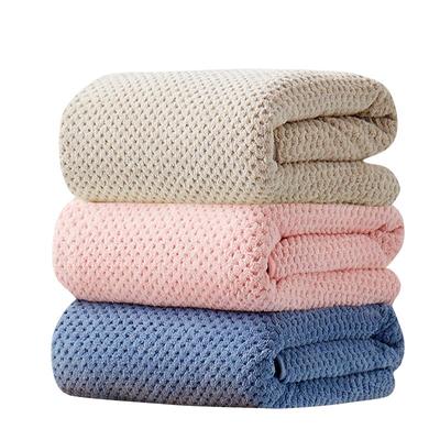 三利浴巾加厚加大A类菠萝纹