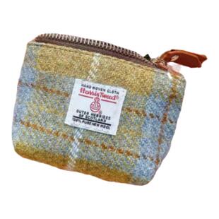 harris tweed哈里斯卡包小众零钱包口红包迷你耳机包随身小收纳包