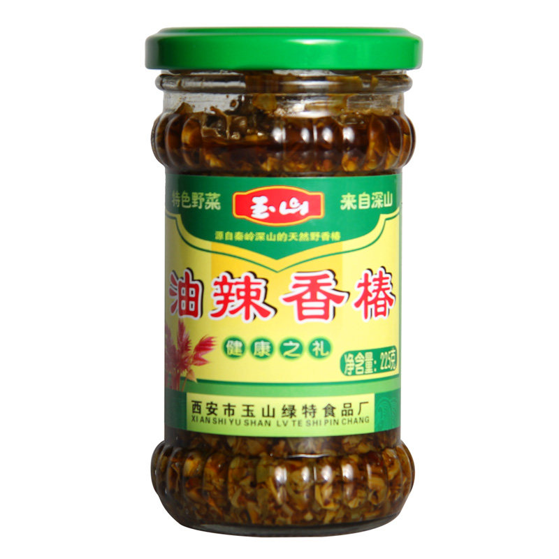 陕西新鲜野生油辣夹馍拌面香椿酱