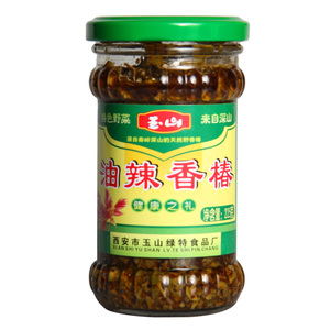 陕西新鲜野生油辣夹馍拌面香椿酱