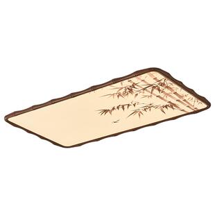 箭牌中古风宋代美学客厅吸顶灯2026年新款胡桃木色卧室新中式灯具