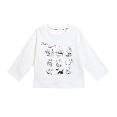 小O爸男婴童 宝宝长袖t恤春秋2025新款婴儿宝蓝百搭炸街上衣