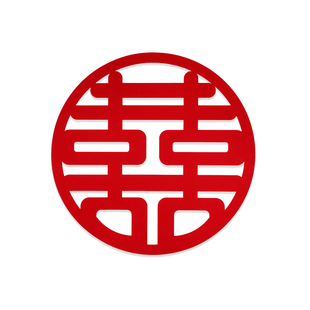 窗户喜字贴结婚专用婚房装饰贴纸大门喜字贴婚礼布置用品囍字门贴