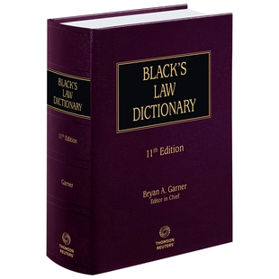 精装 Black's Law Dictionary 11th ed 英文原版 布莱克法律大词典 第十一版 2019版 英文版进口原版英语书籍