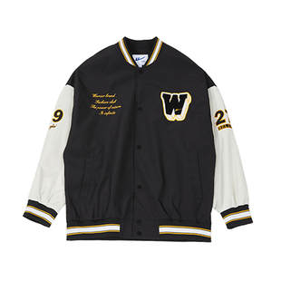 回力新款棒球服男女休闲运动外套春秋季宽松情侣夹克潮流百搭时尚