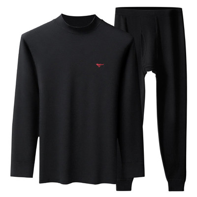 七匹狼保暖抗菌纯棉男内衣秋衣裤