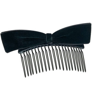 前额倒插梳蝴蝶结发梳刘海碎发整理神器发夹发卡发饰女发量少