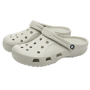 夏季贝雅洞洞鞋女外穿2026新款防滑防臭透气软底包头沙滩凉拖鞋男